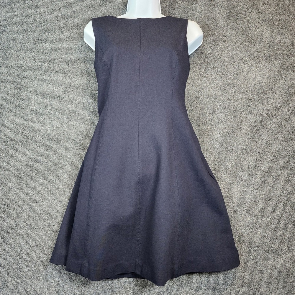 SPANX Women Quiet Luxury Minimalist Ponte Fit Flare Shaping Career Dress Size M